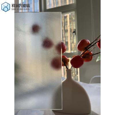 China Architecture Decorative Fusing Flat Polished Edge Work Customized Cast Tempered Glass for sale