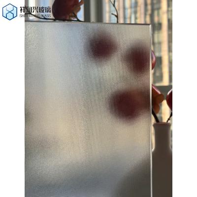 China Flat 5mm 6mm 8mm 10mm 12mm 19mm Ultra Clear Decorative Tempered Patterned Fused Glass for sale