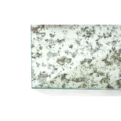 China Chinese Luxury Antique Mirror Glass Mosaic Tile Sheet in Silver Grey for Wall Decor for sale