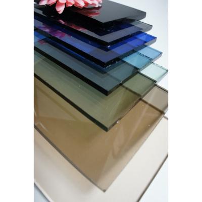 China Sice as The Customer prime Tempered Iridescent Dichroic Glass Sheets for Colorful Coating for sale