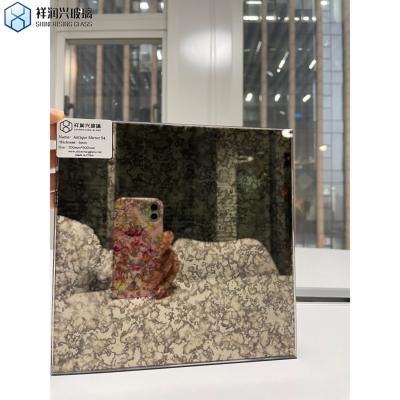 China 3mm-6mm Resin Vintage Vanity Mirror and Antique Large Mirror Glass Sheet for Furniture for sale