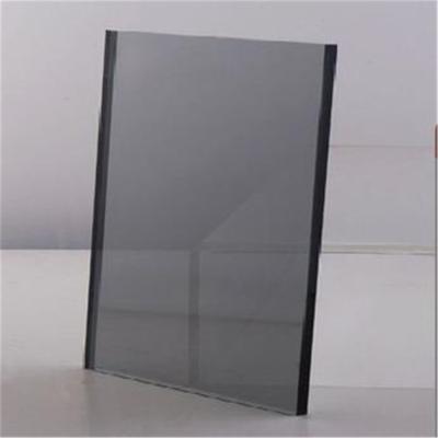 China Flat Polished Reflective Glass in Dark Blue Bronze and Grey for Building Construction for sale