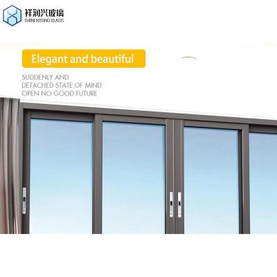 China Flat Argon Gas Filled Double Glazing Sealed Unit Insulated Glass Windows for Residential for sale