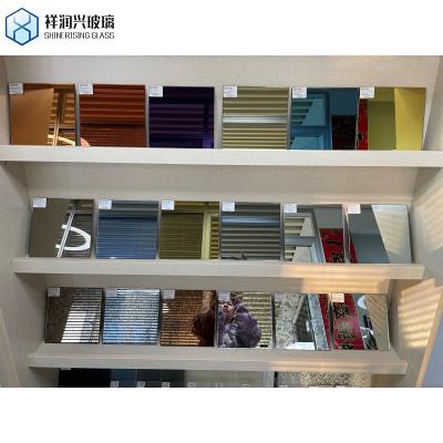 China Mirror Glass Sheet Silver Aluminium Aluminum Double Coated Clear Bronze Grey Blue Mirror for sale