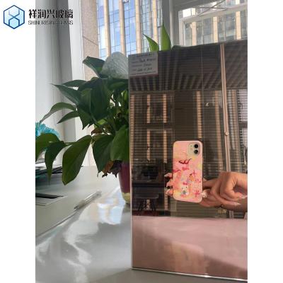 China Glass Frame Clear Float Glass Silver Mirror Double Coated Glass Colored Aluminum Mirror for sale