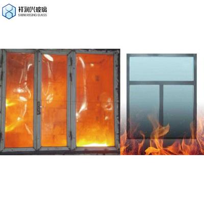 China Customized Request Flat Polished Edge Tempered Borosilicate Glass for Fireplace for sale