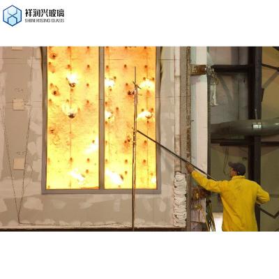 China Flat Polished Fire Glass 4mm 5mm Clear Transparent Tempered Ceramic Glass Fireplace for sale