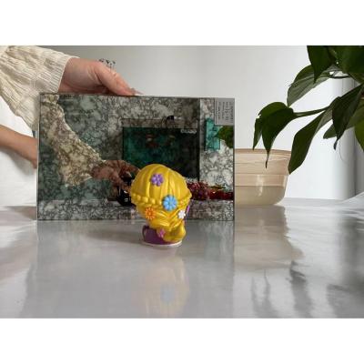 China Flat Polished Edge Antique Mirror Glass Sheets for Home Furnishing Decor for sale