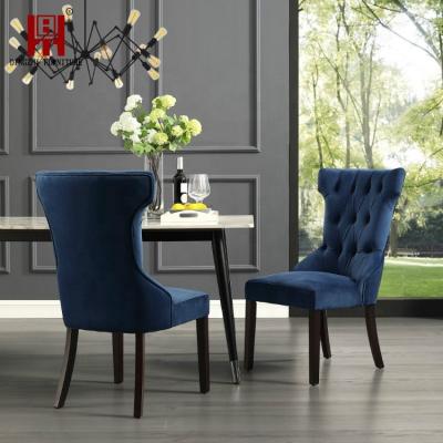 China Cooling Dining Chair For Home Hotel Restaurant People Dining Chair Modern Blue Dining Chair for sale