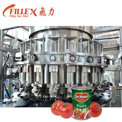 China Automatic Chilli Sauce Oil Honey Fruit Jam Food Canning Line Packaging Machine à venda