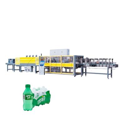 China Full Automatic Wrapper Packaging Machine Linear Type PE Film Machine For Bottles for sale