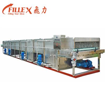 中国 High Productivity Automatic Spray Cooler Bottle Cooling Tunnel Processing Machine 販売のため