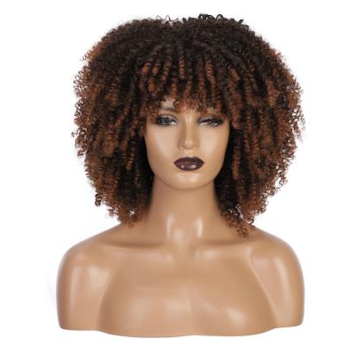 China New Style Curly Beauty Small Curly Hair Short Curly Hair African Rose Mesh Headgear Wig for sale