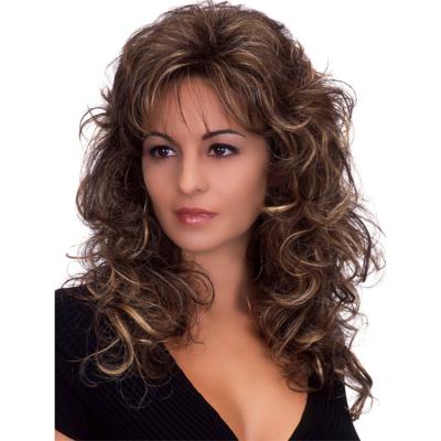 China Factory Supply Best Quality Best Quality Super Wave Lace Front Human Hair Synthetic Wig for sale