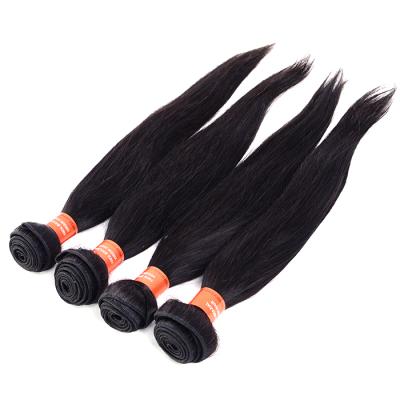 China No Tangle No Shedding Soft Shiny Natural Black Color 100% Unprocessed Virgin Hair Brazilian Weave Bundles Extensions for sale