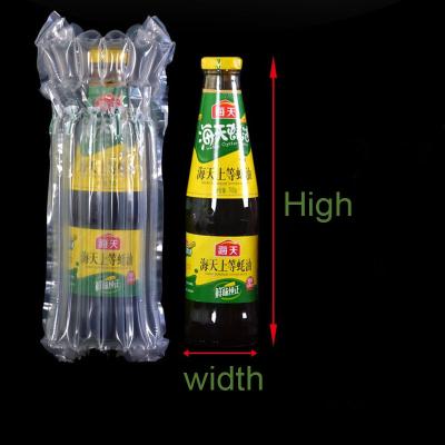 China Column Shockproof Bag Air Bubble Proof Sheet For Inflatable Wine Bottle Fragile Protection for sale