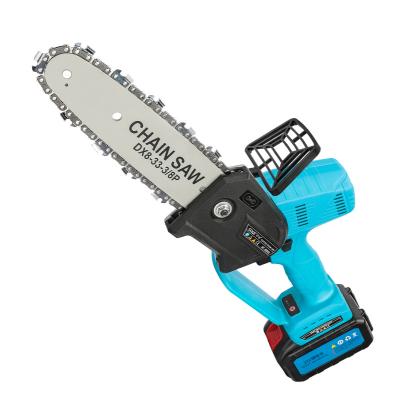 China 8 Inch Mini Electric Chain Saw Rechargeable Electric Handheld Saw Small Woodcutter Anti-skid Lithium for sale