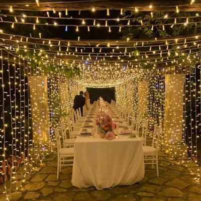 China AC Plug LED Light String 10x3m 1000 Fairy LED Holiday Curtain Lights Garlands LED String Christmas Lights For Tree Wedding New Year Party Decoration for sale