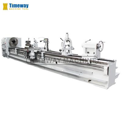 China Horizontal Normal Lathe Q-280F Heavy Duty Pipe Threading Tool with Large Spindle Bore for sale