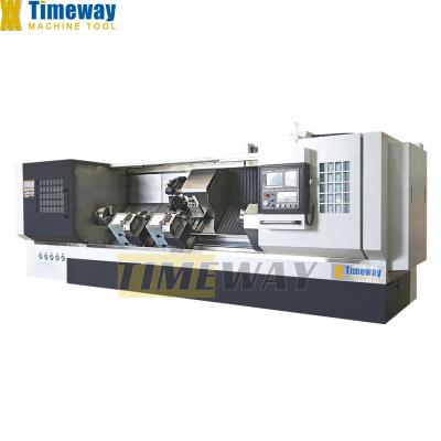 China Timeway CNC Slant Bed Lathe Machine CK-63 /torno CNC con diámetro de giro máximo de 550 mm en venta