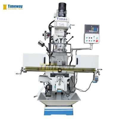 China M300A Turret Milling Machine with 380mm Table Travel Z and 127mm Spindle Quill Travel for sale