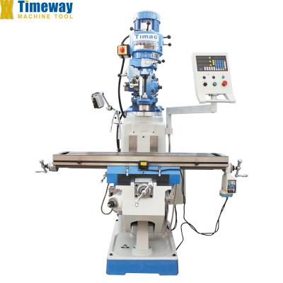 China Timeway M250 High Precision Manual Turret Milling Machine for 920/1000mm Table Travel for sale