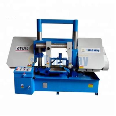 China 69 m/min Blade Speed Double Column Hydraulic Band Sawing Machine for Metal Cutting for sale