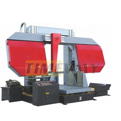 China 27/40/54/68/80m/min Blade Speed 2.2kw Horizontal Metal Band Sawer for Precise Cutting for sale