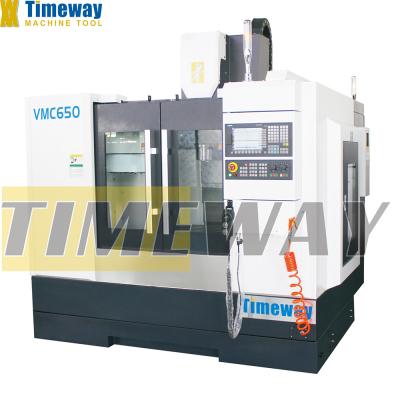 China 700mm X-axis Travel VMC650 Vertical Machining Center Machine with BT-40 Spindle Taper for sale