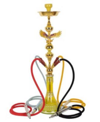 China Woyu Golden Cloisonne Hookah 4 Pipes Customer Design Arab Shisha for sale