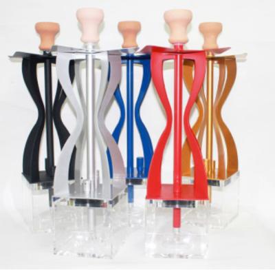 China Newest Design The Best Hookah Iron and Glass Material 5 Colors can Choose for sale