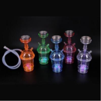 China Woyu Mini Acrylic Hookah Small One Best for Enjoy Oneself with LED Light for sale