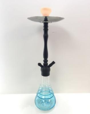 China Woyu Aluminum Hookah Customer Design Blue Bottle with LED Light Best for Clubs for sale