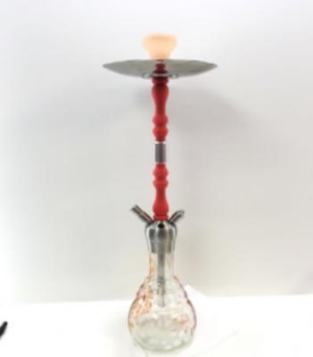 China Woyu Aluminum Hookah Glass Smoking Water Pipe with Ceramic Tobacco Bowl for sale