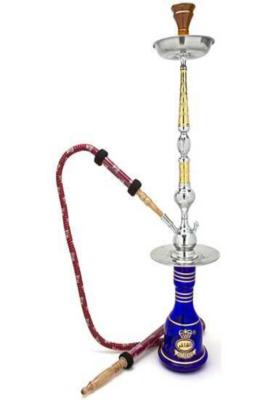 China Woyu AL FAKHER Style Zinc Alloy Hookah Big Size Single Pipe Shisha Lounge Nargile for sale