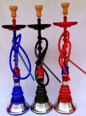 China Woyu Zinc Alloy Hookah Arab Style Shisha 3 Color can Choose Single Tube Nargile for sale