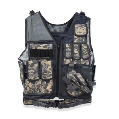 China Amazon Sports Factory Direct Sales Outdoor Tactical Vest Mesh Military Paintball Tactical Vest For CS for sale