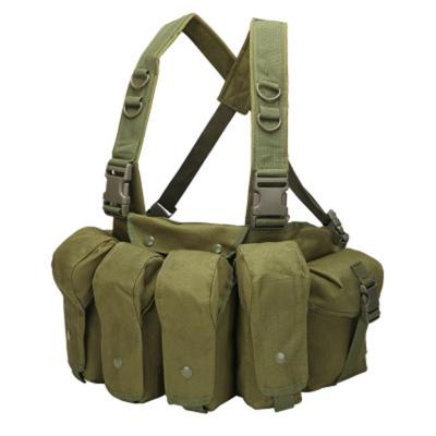 China Multi-pocket Outdoor Outdoor Single Belly Strap Sports Rig Military Fishing Vest Tactical Chest Vest for sale