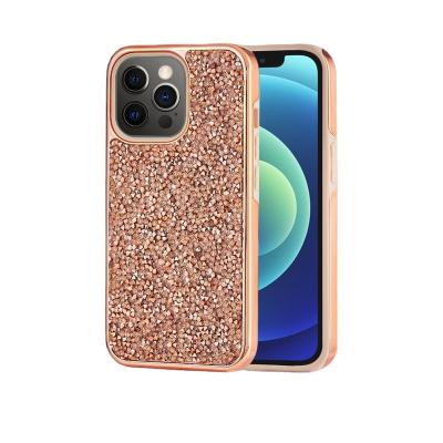 China Shockproof Glittering Shiny Bling TPU Phone Case For iPhone 13 12 11 Pro Max for sale