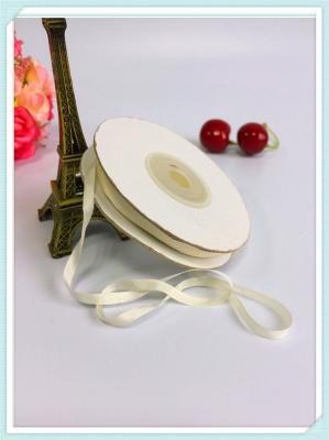 China 100% pure silk satin ribbon for embroidery home decoration,solid color,new color for sale