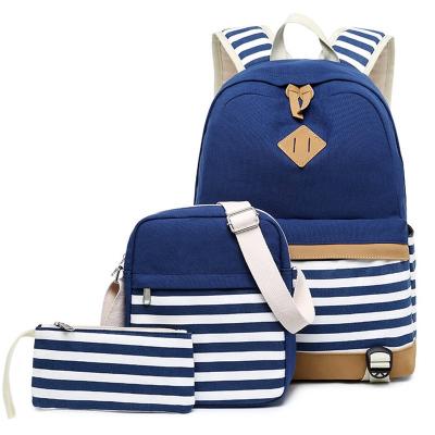 China Waterproof 2020 Wholesale Children Boy Girl Bags Waterproof 3pcs School Bags Backpack Set for sale