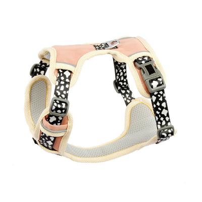 China Personalized No Pull Dog Harness Adjustable Outdoor Nylon Pet Vest for sale