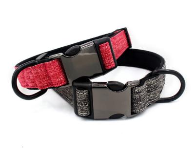 China Sustainable Luxury Designers Training Collar Dog Collar With Metal Buckle for sale