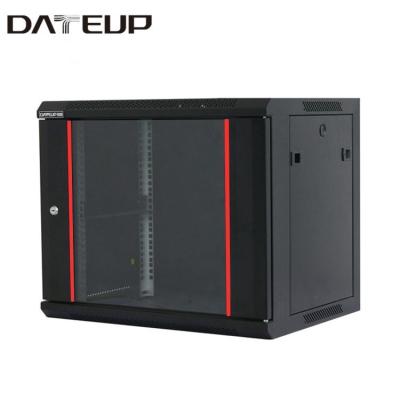 China SPCC Cold Rolled 9u 6u 12u Steel Wall Mounted Network Cabinet Server Rack for sale