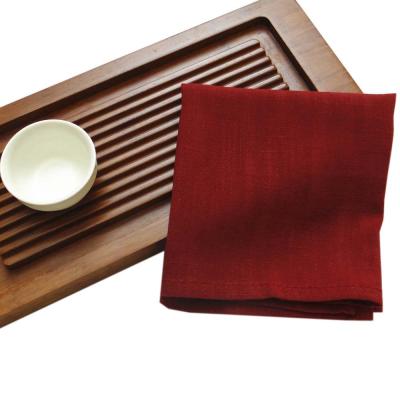 China Sustainable 100% Cotton Tea Towels Dish Towels Dish Durable Fabric Absorbent Kitchen Towel for sale