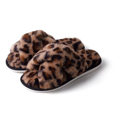 China 2021 Fashion Trend Faux Fur Custom Fancy Girl Indoor Slippers Warm Women Slippers Bedroom Home Slippers for sale