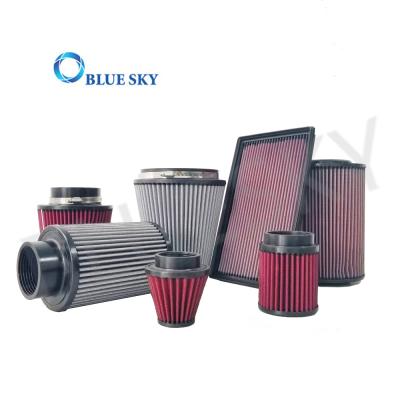 China K& Universal Customized Washable N Replacement Air Filter Race Car K&N Air Filter Compatible With Automobile Air Intake Filters for sale