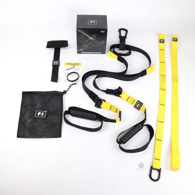 China Body Slimming Straps Workout Exerciser Suspension Trainer Adjustable Core Power Bodyweight Resistance Training Home Straps for sale