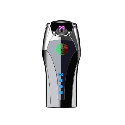 China USB 1 CLASSIC Dual Arc Lighter LED Power Display Rechargeable Plasma Cigarette Lighter for sale