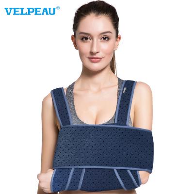 China Breathable Adjustable Medical Arm Shoulder Sling Elbow Support Immobilizer Brace Broken Arm Strap Injury Sprain Arm Brace Sling for sale